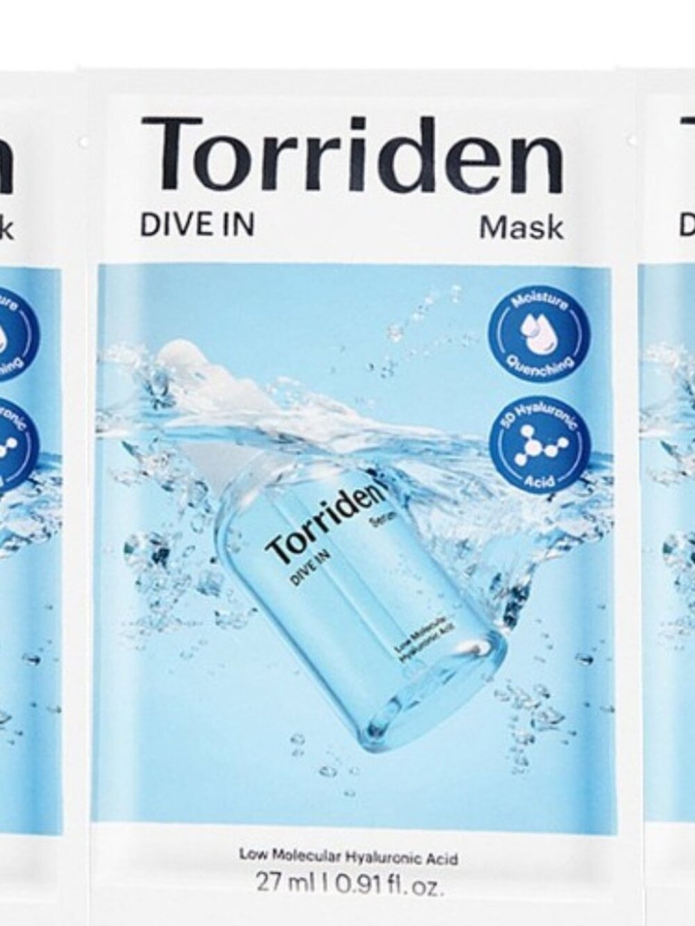 Torriden Dive-In Low Molecule Hyaluronic Acid Mask Sheet*3 PCS